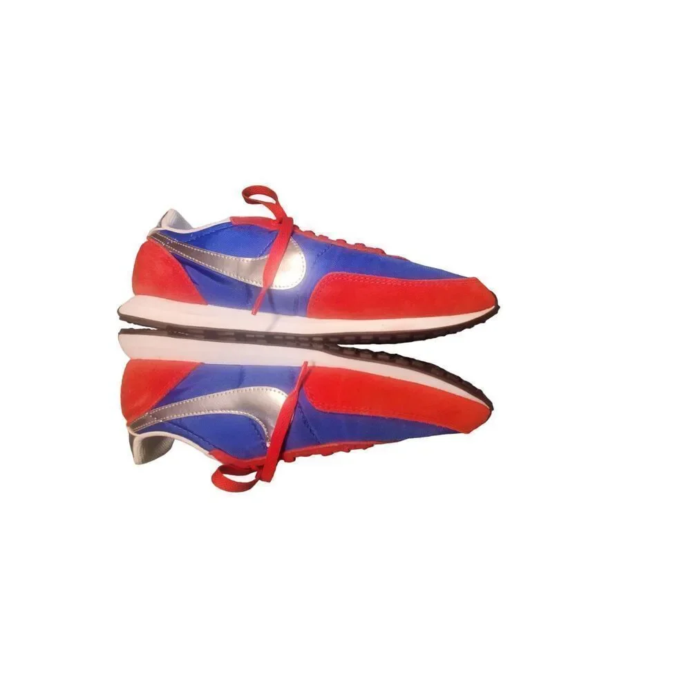 Nike Waffle Trainer 2 SP Hyper Royal & University Red Sneakers Shoes Size 9. NO
